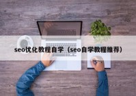 seo优化教程自学（seo自学教程推荐）