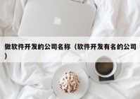 做软件开发的公司名称（软件开发有名的公司）