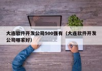 大连软件开发公司500强有（大连软件开发公司哪家好）