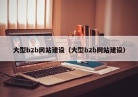 大型b2b网站建设（大型b2b网站建设）