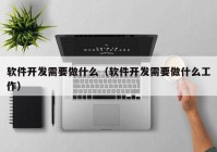 软件开发需要做什么（软件开发需要做什么工作）